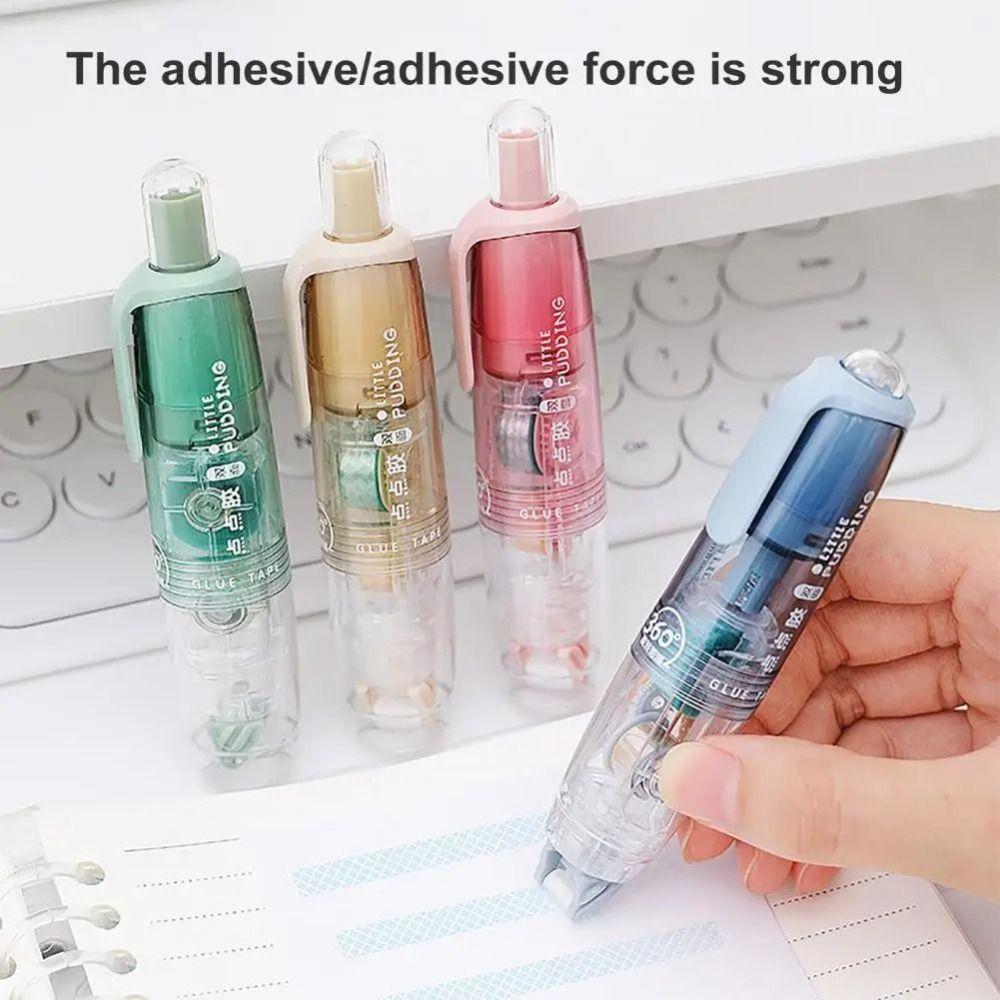 Press-type Dispensing Glue Eraserable Double-Sided Glue Portable School Supplies Students