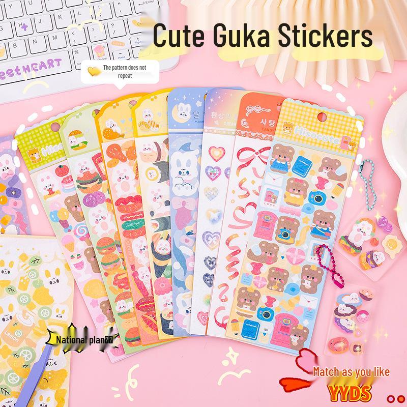 Original Cute Korean Laser Journaling & Photo Decoration Stickers