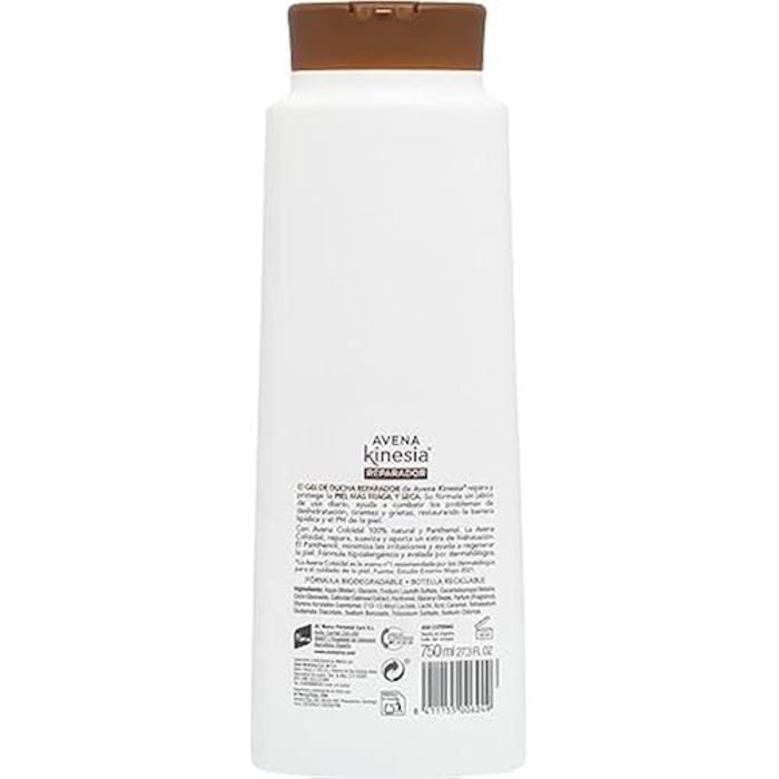 Гель для ванны - AVENA KINESIA - 750 мл - Восстанавливающий - Без парабенов - Для сухой и чувствительной кожи