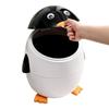Penguin Garbage Can Cute Animal Countertop Garbage Bin Penguin Trash Bin Desk Garbage Can Animal Shaped Trash Can Wastebasket