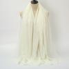 10 Colors Crinkle Hijab Scarf Cotton Linen Bubble Solid Turban Pleated Plain Hijab