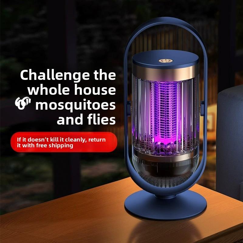 Lámpara antimosquitos recargable para camping, interior y exterior, silenciosa y segura para bebés