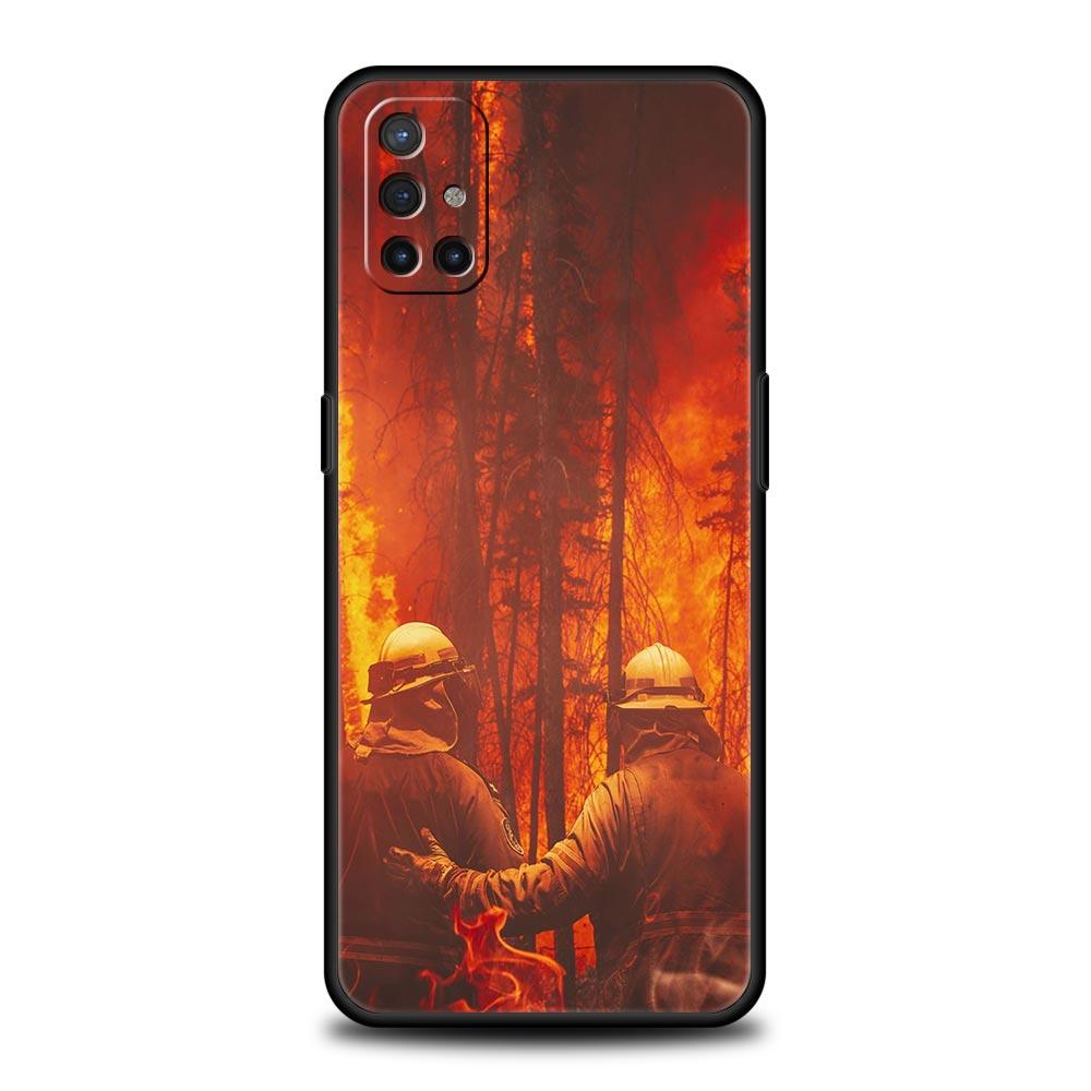 Чехол для телефона Firefighter Heroes Fireman для OnePlus 10 9 8 7 7T Pro 9RT 9R 8T Nord N100 N200 N10 CE 2 5G Z, мягкий черный чехол