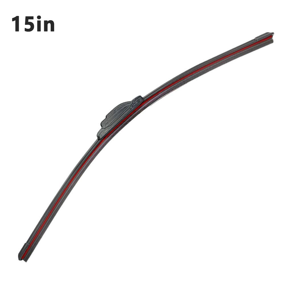J U Hook Double Rubber Wiper Blades For Car Windshield Wipers 13 "14" 15" 16 "17" 18" Waterproof Wiper Accessory