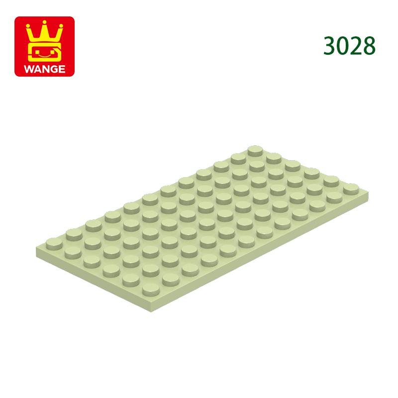 Нетоксичные 10 шт. 3028 Пластина6 X12 Строительные блоки Moc Цветные Аксессуары Совместимые с Кирпичом DIY Запасные Части Игрушка Подарок