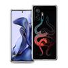 Прозрачный чехол для телефона для Xiaomi Mi 14 13 12 11 Ultra 13T 12T 11T Poco X3 NFC F3 F6 Pro Lite 5G Мягкий ТПУ корпус Змея Новый год
