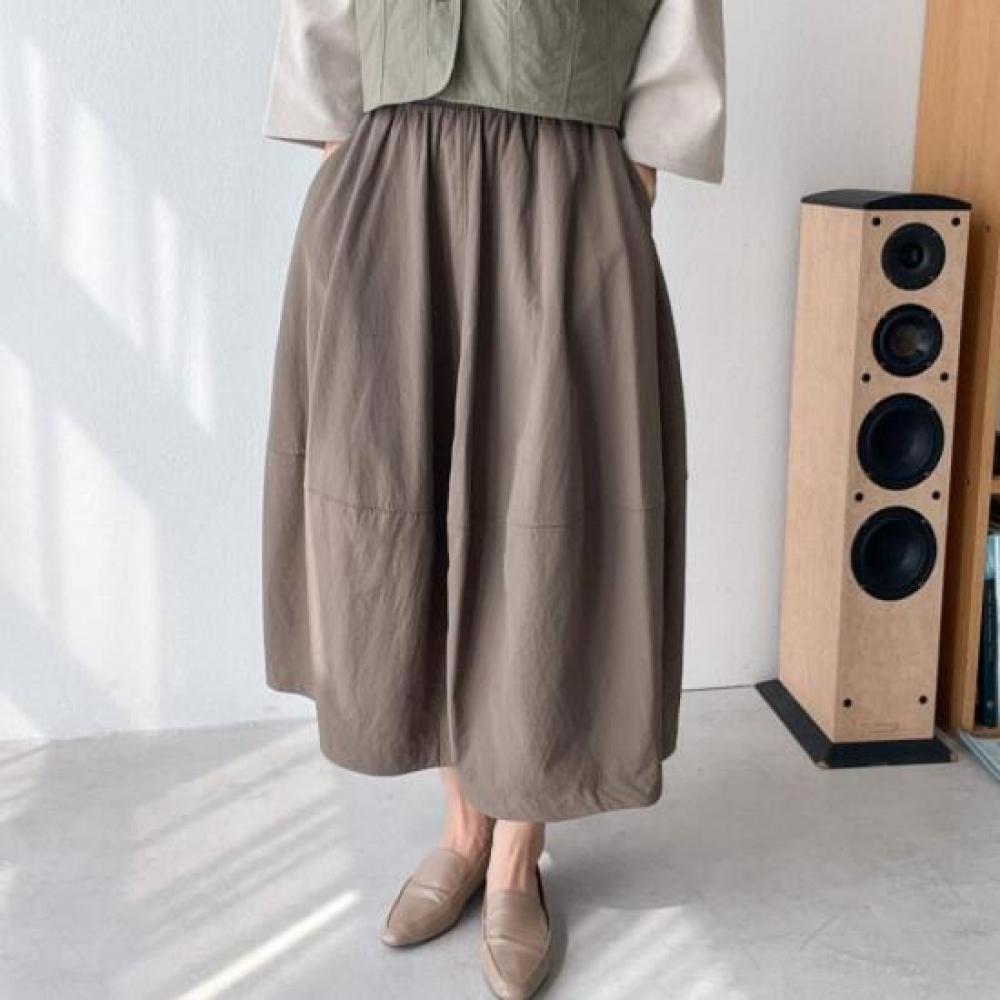 New Arrivals Open Run Women Oversized Long Skirt Easy Wear Autumn