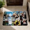 Коврик для пола из фланели с изображением аниме S-SOUL EATER, нескользящий, впитывающий, мягкий, моющийся, для прихожей, коридора, ванной комнаты, кухни, Декор