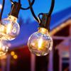 15M Outdoor LED Fairy Lights Outdoor Power Bulbs Outdoor with 25 G40 Bulbs IP44