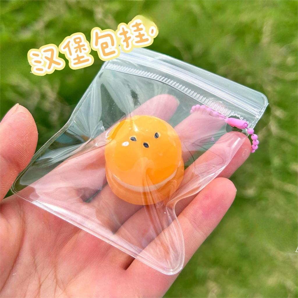 Xiaohongshu Прыгучий Цыпленок Игрушка-Сквиш - Подвеска Лучший Друг Гаа Медленный Отскок Подарок