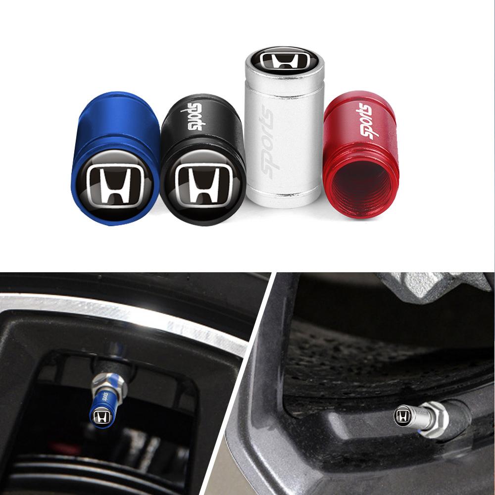 New Metal Car Wheel Tire Valve Stem Caps For Honda Mugen Type R Type S VTEC Vezel Legend Si Exterior Accessories Auto valve cap akw256