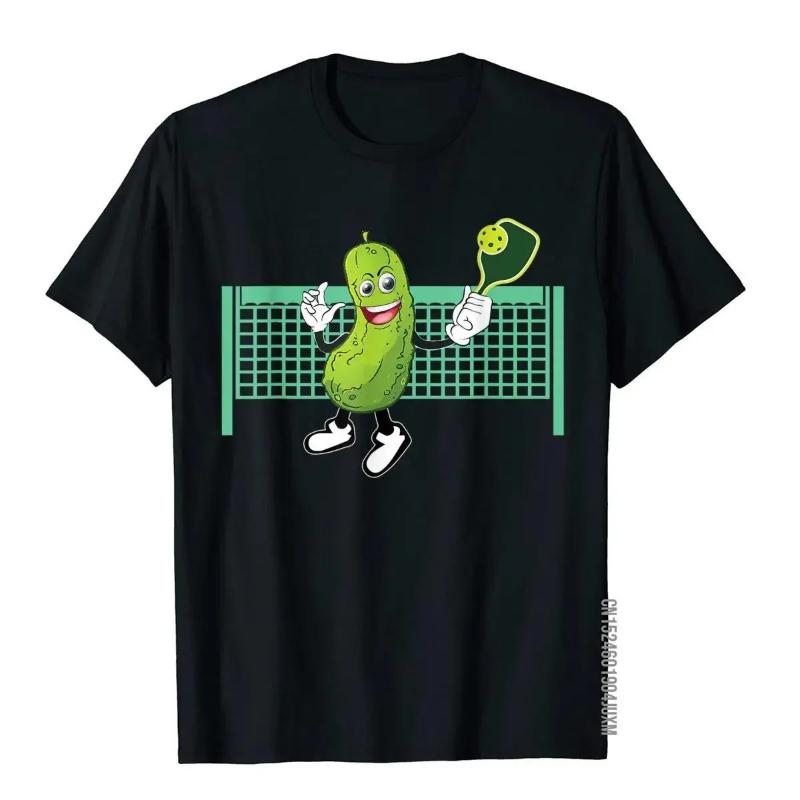 Funny Pickleball Paddle Shirt Kawaii Pattern Men Women T-Shirt Prevailing Shirts Harajuku Print Fashion Loose Crewneck T Shirt