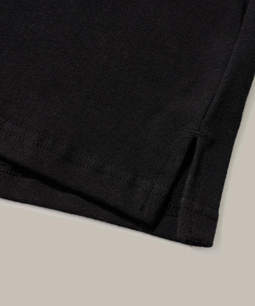 FP142 Mtor Heavy Two-Ply Volume Long Sleeve T-Shirt Black Sjlt1508