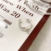 Кольцо из серебра 925 пробы с жемчугом: Женский нишевый дизайн, штабелируемое открытое кольцо, высокая мода, аксессуар для указательного пальца