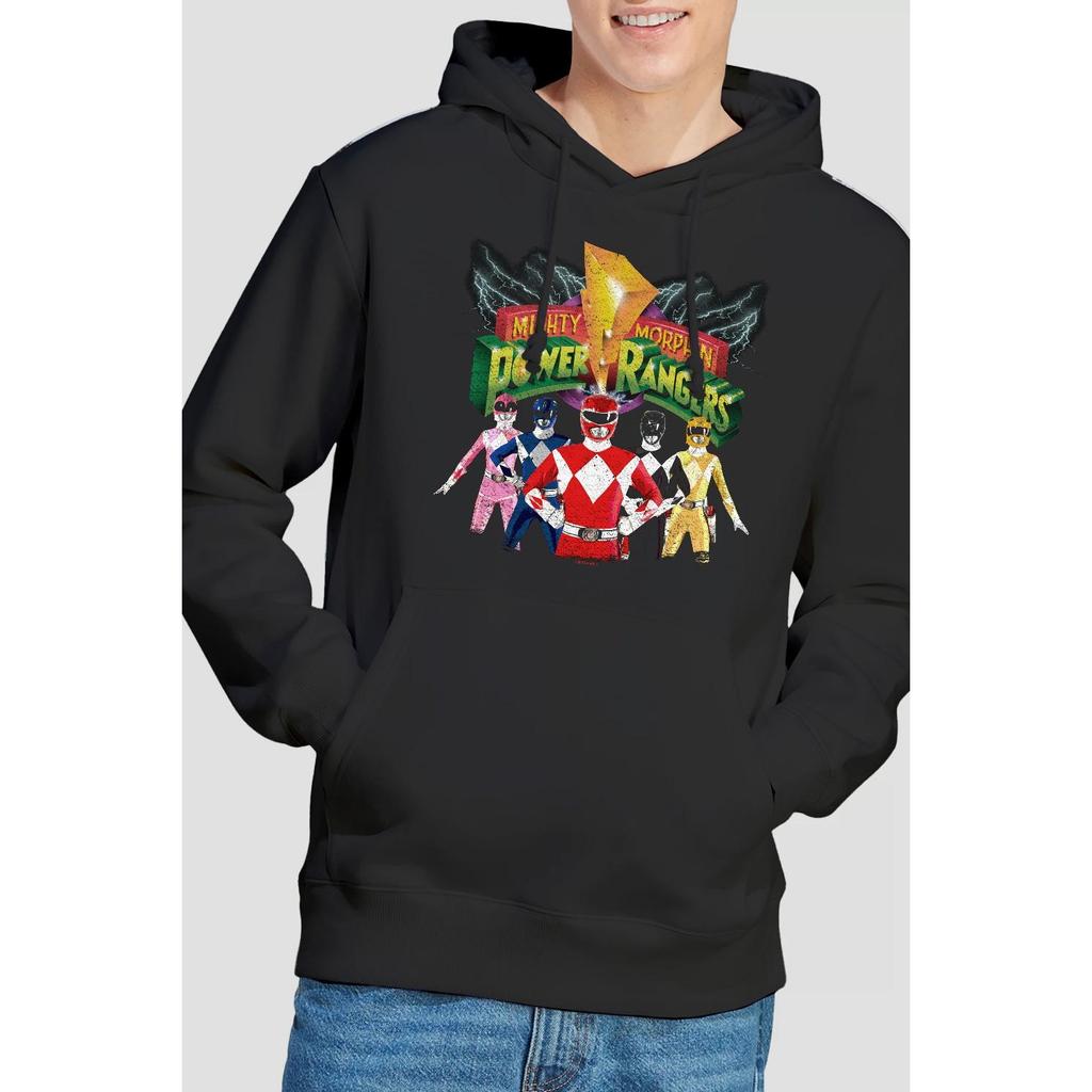 Power Rangers Mens Rangers Unite Hoodie