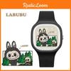 Стильные мультяшные силиконовые кварцевые часы Labubu для студентов и всех возрастов