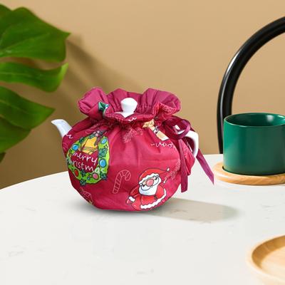 Чайный чехол для чайника, утепленный чехол, цветочный стеганый чехол, теплый хлопок, креативный