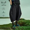 Унисекс детские капри-шаровары из чистого хлопка