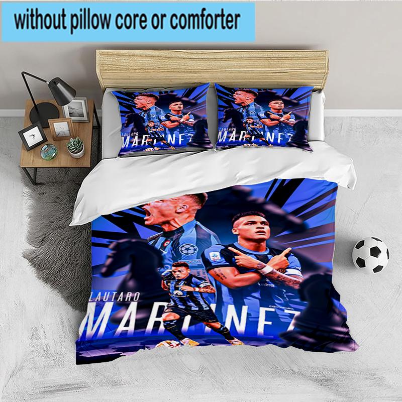 3PCS Energy Style In Sports Martinez Bedding set,Ideal for1pc Duvet Cover And 2pcs Pillowcases Perfect for Christmas gift,Ideal for Bedroom,Dormitory