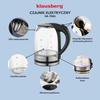 Czajnik elektryczny szklany 1,7l klausberg kb-7886 led