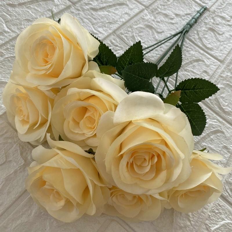 Simulated Rose Flowers For Wedding Props Home Decoration Photography Styling