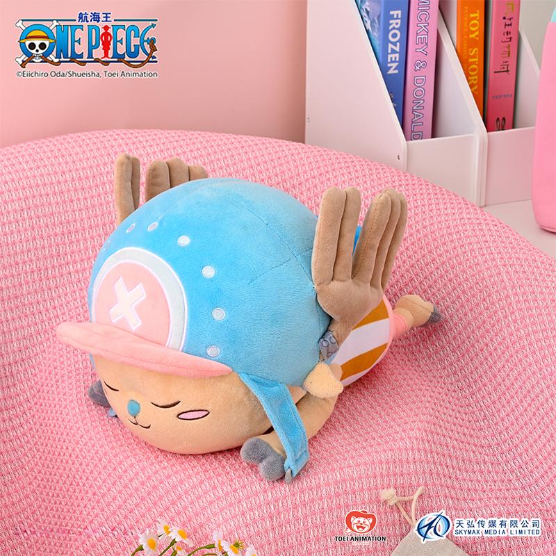 1 шт. Официально лицензированные плюшевые куклы One Piece в лежачем положении (Чоппер / Бепо / Лабун) – мягкий и приятный для кожи, незаменимый подарок.