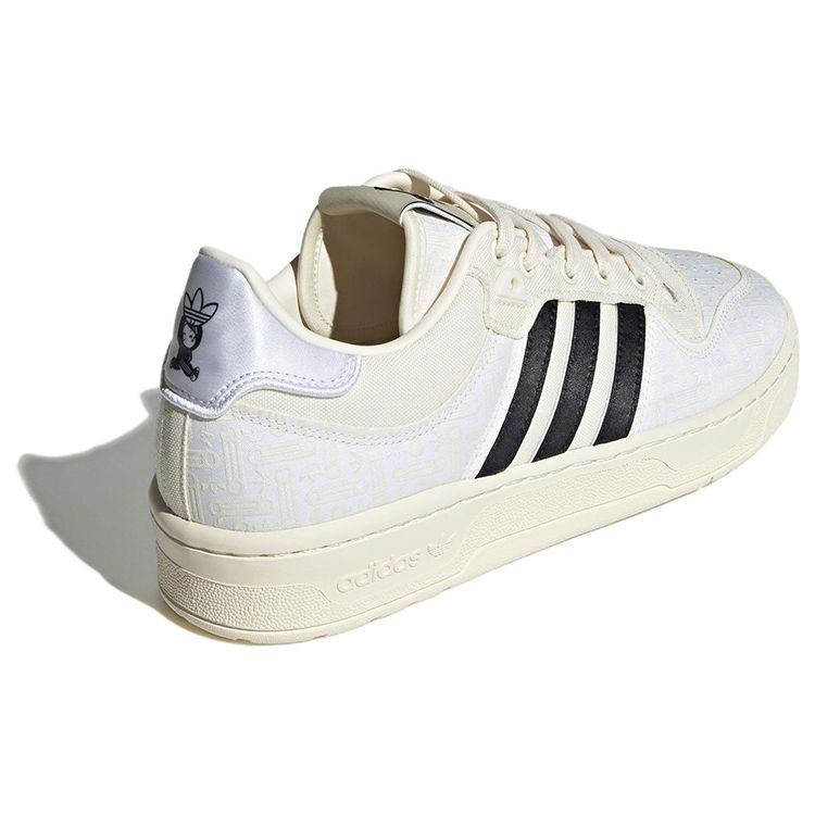 adidas Оригинальные кроссовки Rivalry 86, удобные низкие кроссовки, кроссовки унисекс, белые, черные, IE4849