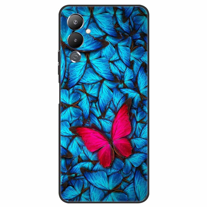 Чехол для Tecno Pova 4 LG7n Милый Модный ТПУ Силиконовый Чехол для Tecno Pova 4 Чехлы для Телефона Pova4 Ударопрочный Мягкий Чехол Funda Милый
