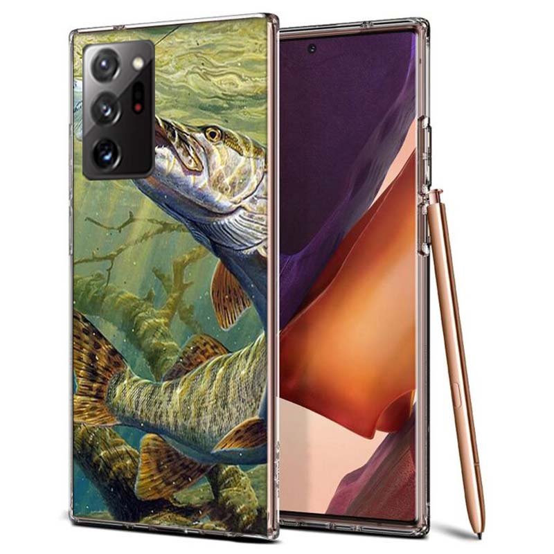 Рыболовные снасти Рыба Чехол для телефона Samsung A55 A35 A25 A15 A07 A05S A16 A17 A26 A36 A37 A56 A57 Galaxy Note 20 10 A50S A71 A51 A31
