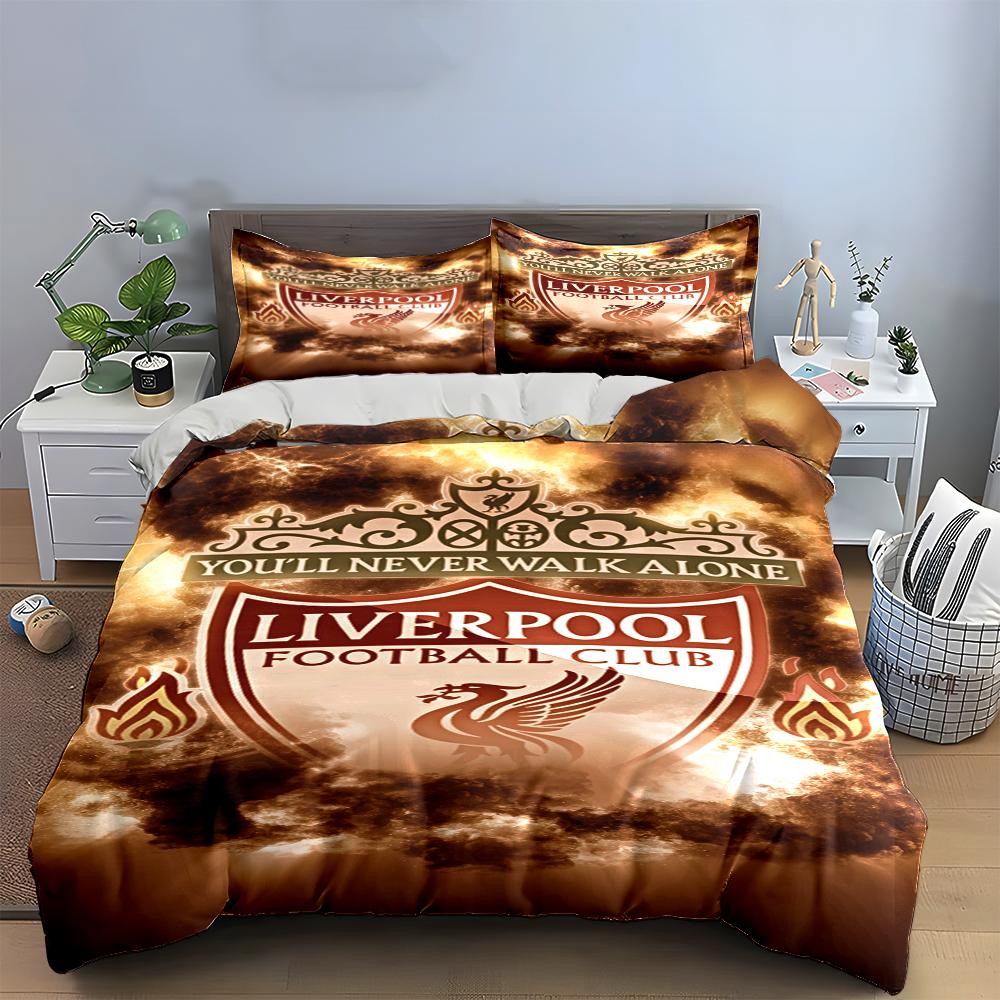 Liverpool Football Club Set Bedding set (1 duvet cover, 2 pillowcases, duvet not included)