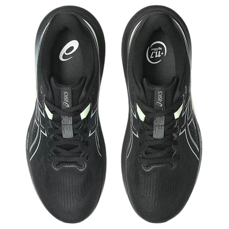 Asics Износостойкие дышащие кроссовки для бега мужские черные с желтым 1011C230-003