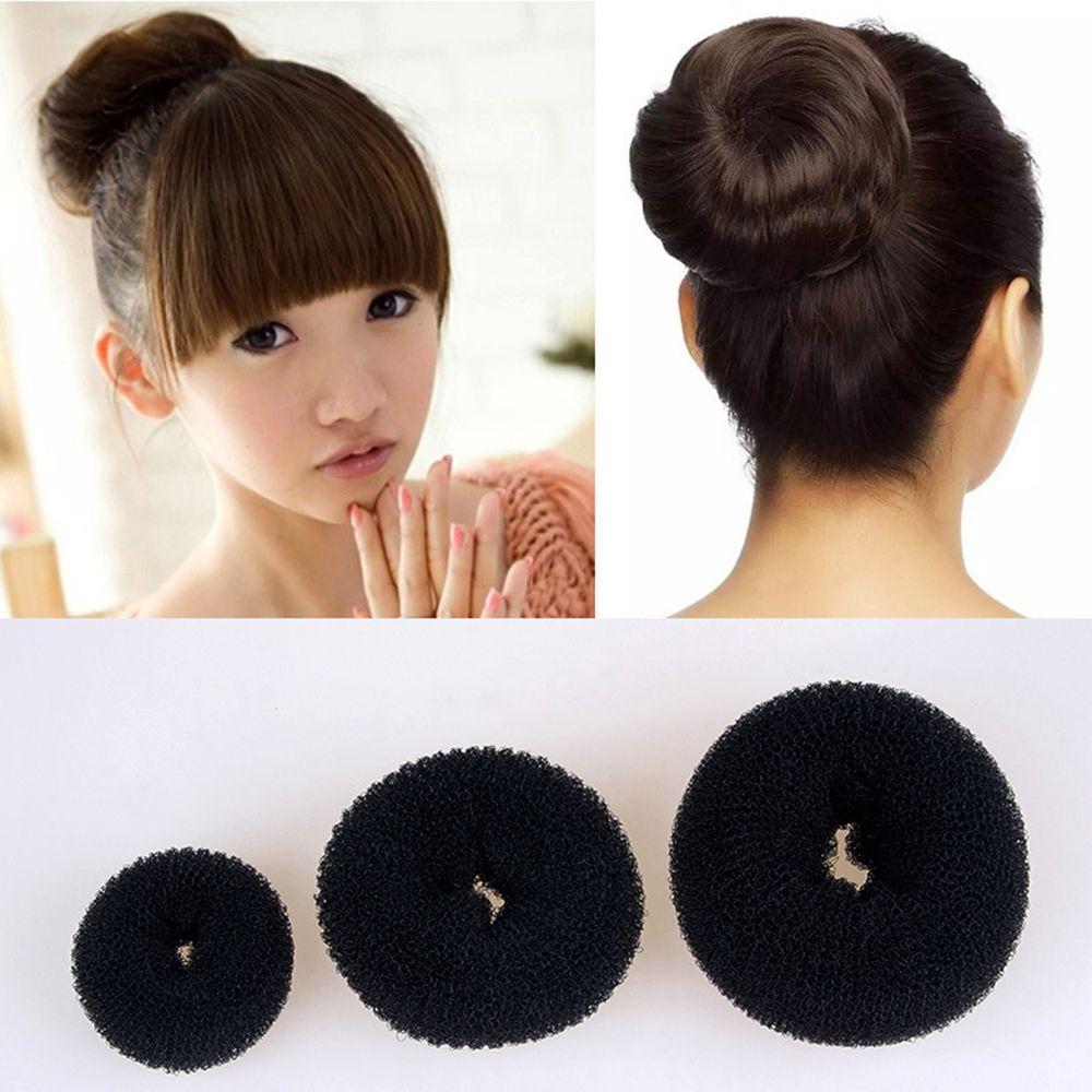 Girls Female Hairstyle Tools Bird's Nest Bun Maker Korean Style Ponytail Holder Women Hair Ring