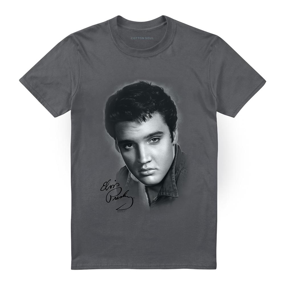 Elvis Presley Unisex Adult Portrait T-Shirt