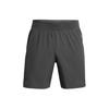 Logo Print Lace-Up Mid-Rise Casual Shorts Men Shorts Dark-Gray 1376508-025