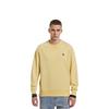 Maison Kitsune SS23 Solid Color Fox Patch Crewneck Sweatshirt Men sweatshirt Yellow AM00303KM0001-P724