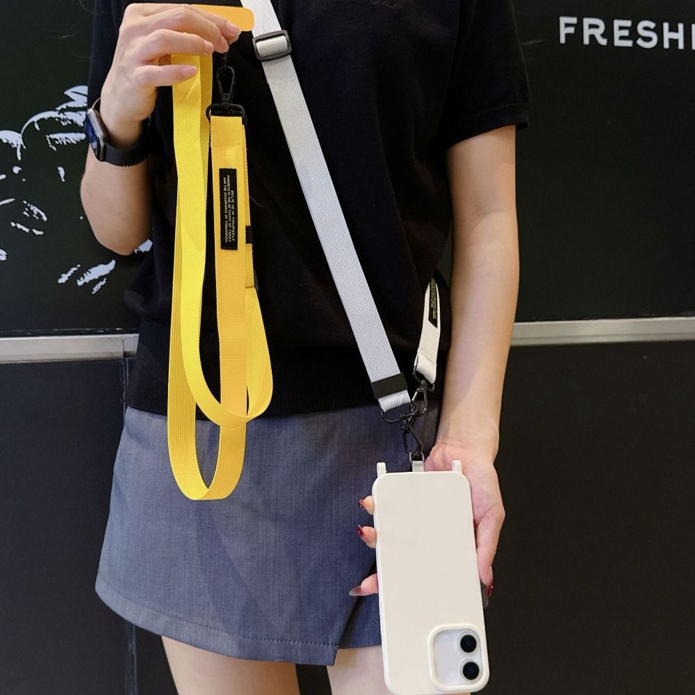 Adjustable Mobile Phone Lanyard Neck Straps Phone Hanging Rope Phone Shoulder Strap Anti-Loss