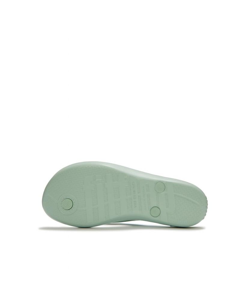 Женские шлепанцы Fitflop Eye Cushion с глянцевой пуговицей, мятный шепот (Ft63K2Q12Q)