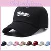 Letter Vintage Embroidery Baseball Cap Outdoor Breathable Peaked Caps Gifts
