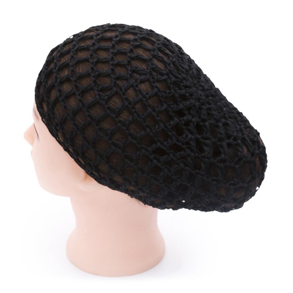 Мягкая вискозная трикотажная сетка для волос, тонкая/редкая сетка, работа крючком, снуд для пучка, для бортпроводниц, медсестер