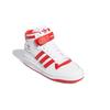 Adidas Forum Mid J White Ярко-красные детские кроссовки Cloud-White GY8363