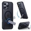 Magnetic Snap-On Case With Kickstand IPhone 17 Pro Max 16 15 14 Full Coverage Shockproof Protection