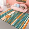 Напольный коврик с геометрическим рисунком для ванной комнаты, нескользящий водопоглощающий коврик для гостиной, дверной коврик, коврик для пола, вечерние