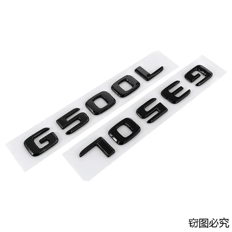 ABS Letters Decal Car Rear Trunk Emblem Stickers Tail Badge for Mercedes Benz G230L G300L G350L G500L Exterior Accessories AC1