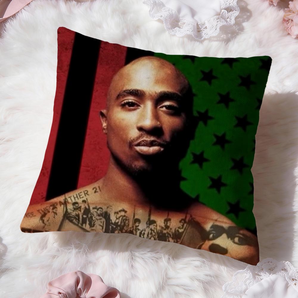2P-PAC Tupac S-Shakur Наволочка-подушка Премиум Комфорт Двусторонняя Подушка - Дизайн "Два в одном" для Любой Комнаты и Салона Автомобиля