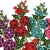 1Pcs Flower Embroidered Lace Applique for Skirt Clothes Sewing Collar Patch Wedding Party Dress Accessories