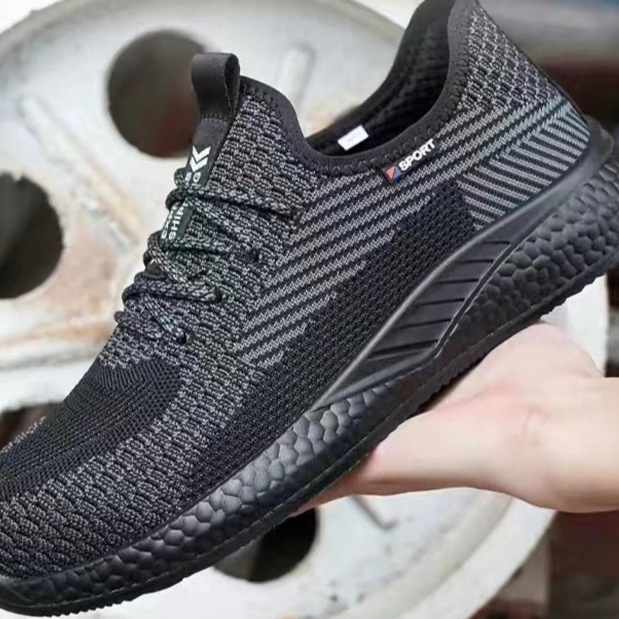 Electrician Safety Shoes: Anti-Smash, Anti-Puncture, Wear-Resistant, Anti-Slip, Oil-Resistant Work Shoes with Soft Soles