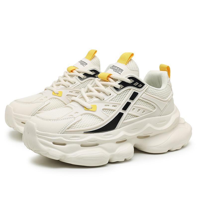 Папины туфли мужской летний стиль противоскользящие дышащие износостойкие модные с защитой от запаха спортивные повседневные туфли для увеличения роста