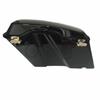 Harley Bright Black Saddlebags for Modified Models (1994-2013)