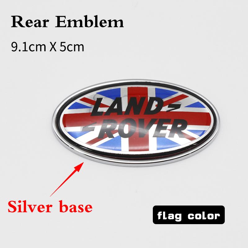3D ABS Car Front Grille Hood Badge Emblem Original Lid Logo For Land Rover Evoque Discovery Defender L320 L322 L405 L494 Vogue P FG2