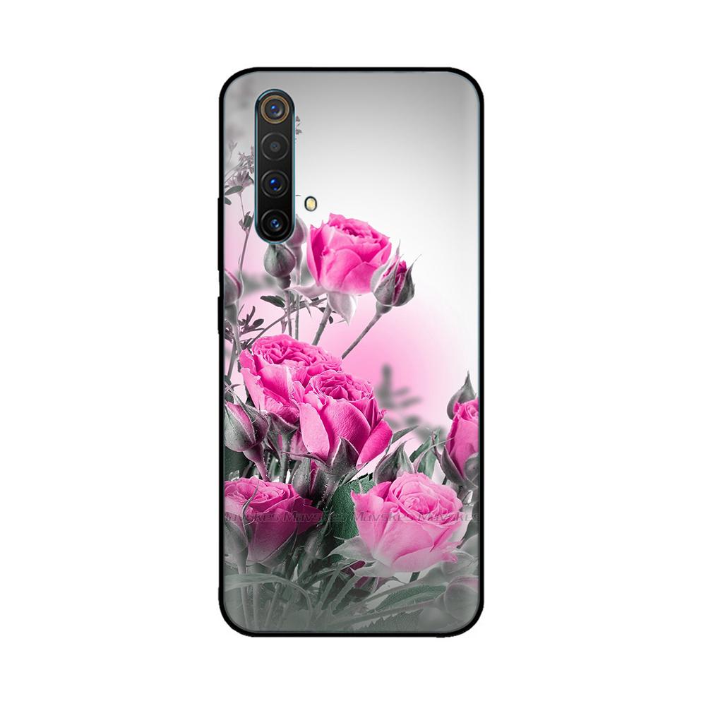 Для Realme X3 SuperZoom Чехол Силиконовая Задняя Крышка Чехол для Телефона для OPPO Realme X3 Realmi X 3 Чехол с Мягким Касанием Funda Etui Бампер Coque